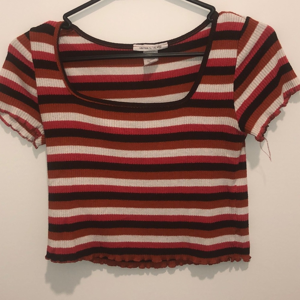 Cute fall cropped shirt